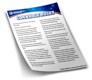 Official Cornhole Rules By The ACO - American Cornhole Organization