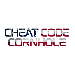 Cheat Code Cornhole American Flag Logo