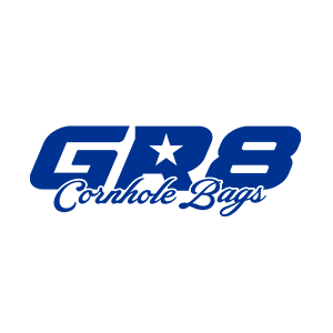gr8 cornhole bags logo